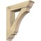 Ekena Millwork Imperial Traditional Rough Sawn Bracket w/ Offset Brace, Douglas Fir, 8"W x 34"D x 38"H BKT0806X34X38IMP01RDF - alternate 1